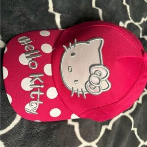 Hello Kitty Pink and White Polka Dot Hat
